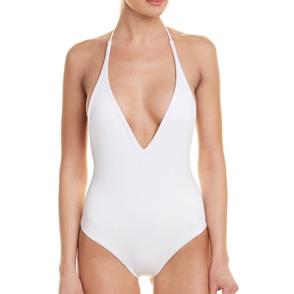 Vitamin A Bianca plunging neck one piece bodysuit - Picture 6 of 7